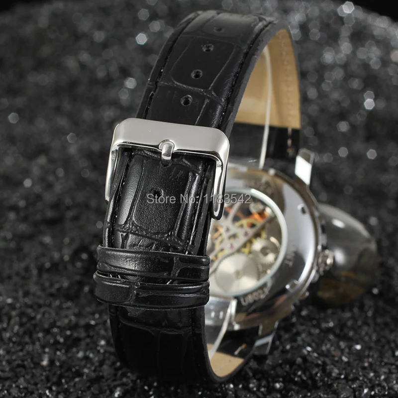 Часы Winner модные мужские часы высшего качества Заводской магазин Бесплатная