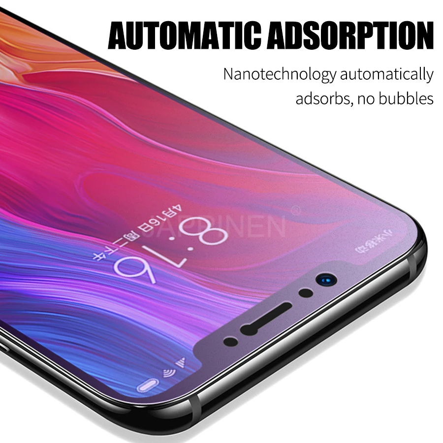 Матовый светильник с защитой от синего излучения для Xiaomi mi 8 Lite Pro 9 SE A2 Red mi Note 5 6 7 PocoPhone F1 матовое закаленное стекло