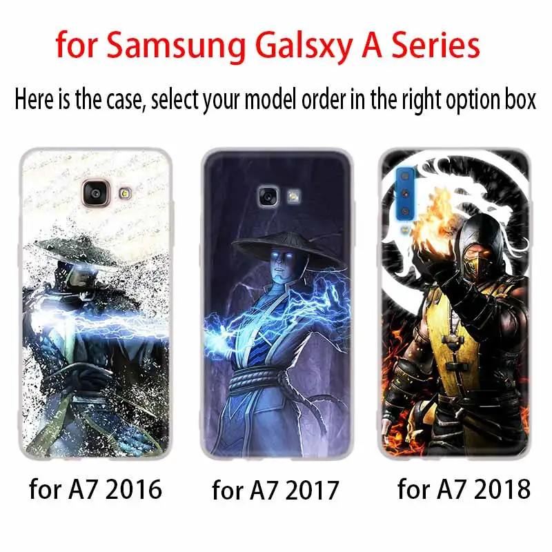 Mortal Kombat чехол для Samsung Галактики A12/A20/A51/A70/A20s/A21s/A32/A50/A50s/A42/A52/A72 5G A8 A7 A6 2018