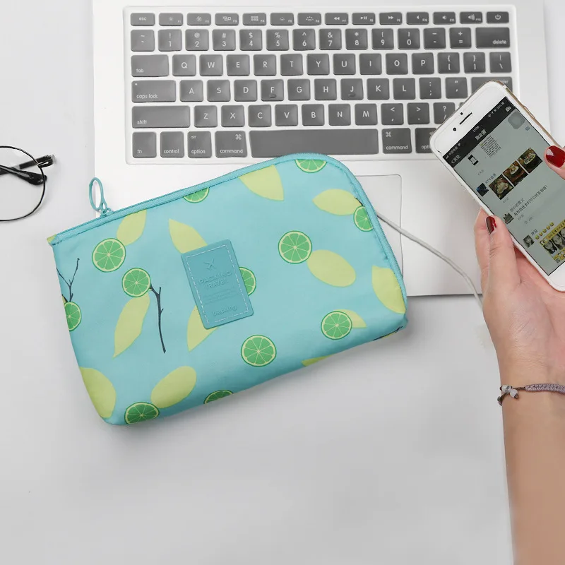 Небольшой usb органайзер для зарядки и передачи данных сумка хранения с кабелем