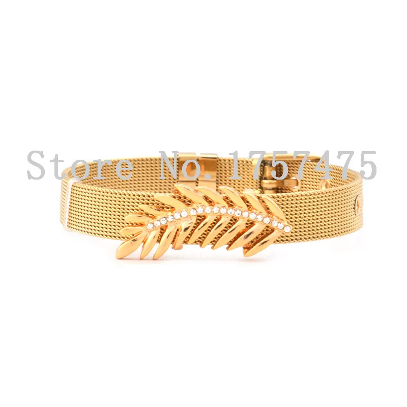 3 шт./комплект браслет из нержавеющей стали с кристаллами | Украшения и аксессуары