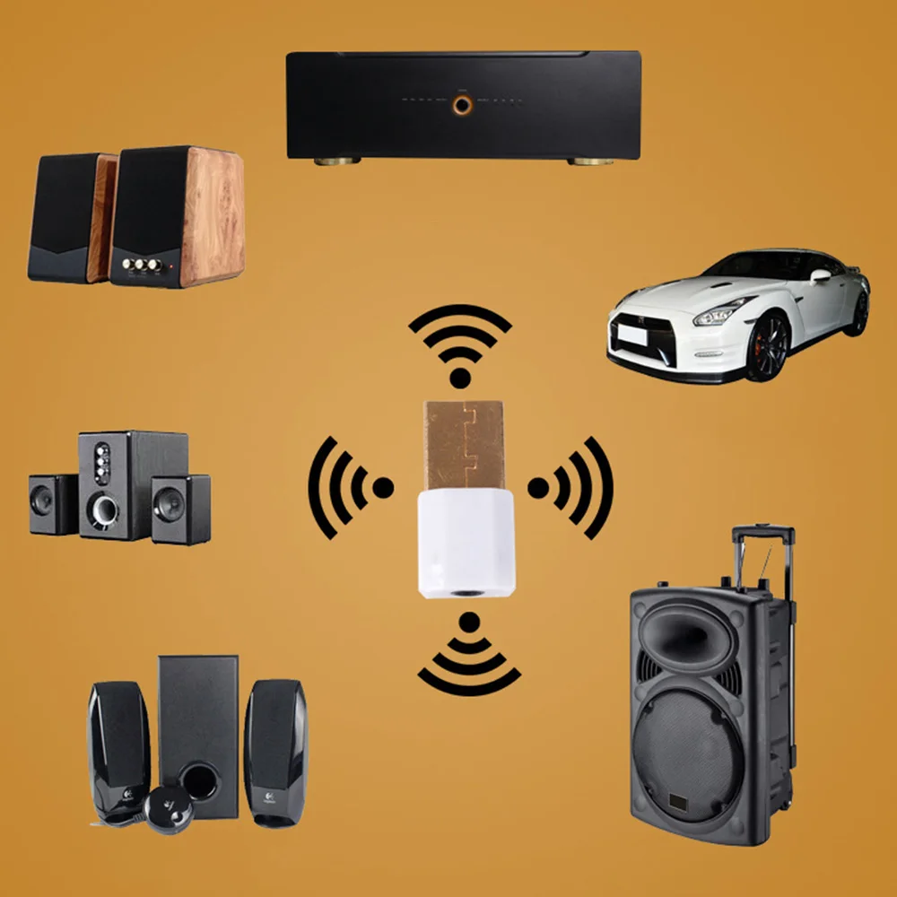 1 шт. Bluetooth 5,0 аудио приемник AUX стерео автомобильный Bluetooth приемник передатчик адаптер ТВ ПК беспроводные колонки Мини 3,5 мм