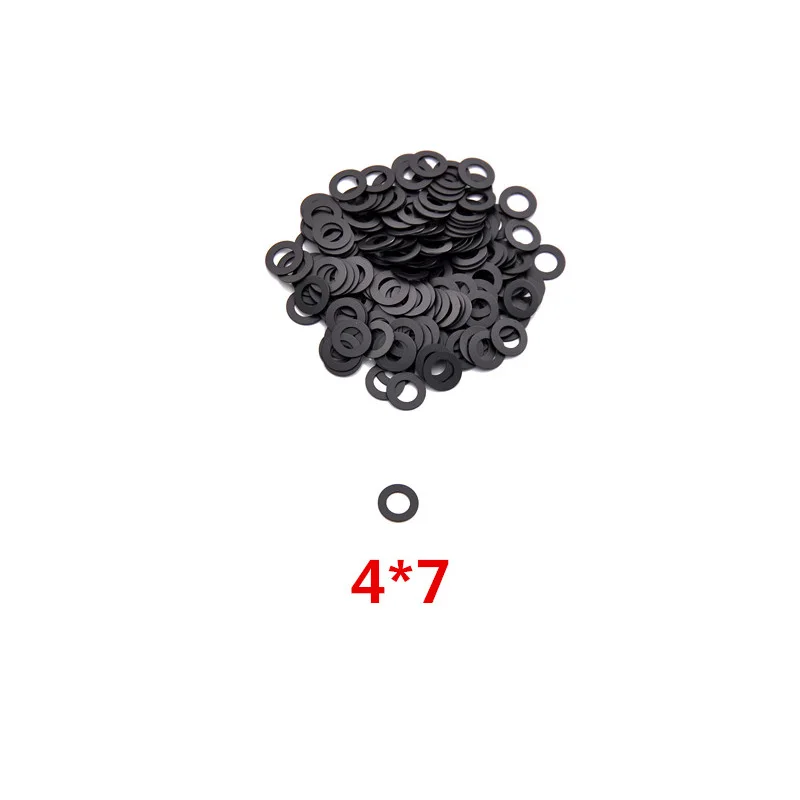 500 шт./лот аксессуары для парикмахерских ножниц нейлоновые шайбы Размер 4*7 мм