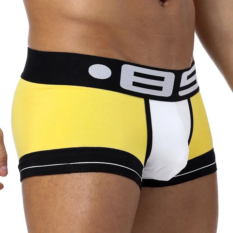 85 брендовые трусы сексуальные Для мужчин s однотонный Мужское нижнее белье из модала боксеры Шорты