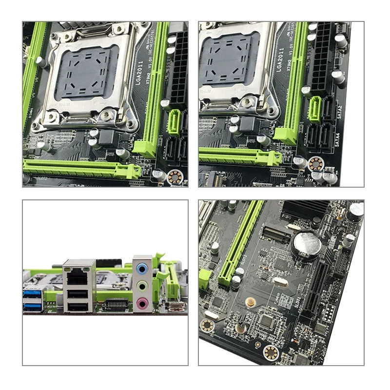 X79 материнская плата Lga2011 2 Каналы Ddr3 память Ecc M.2 Usb3.0 Sata3.0 Pci-E игровая доска для
