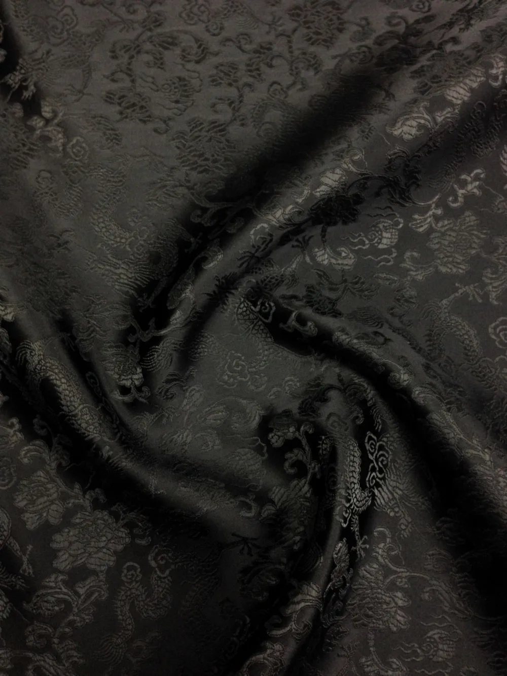 Мягкая парчовая ткань 120 см * 50 с цветами дракона|brocade fabric|dress fabricsatin cloth |