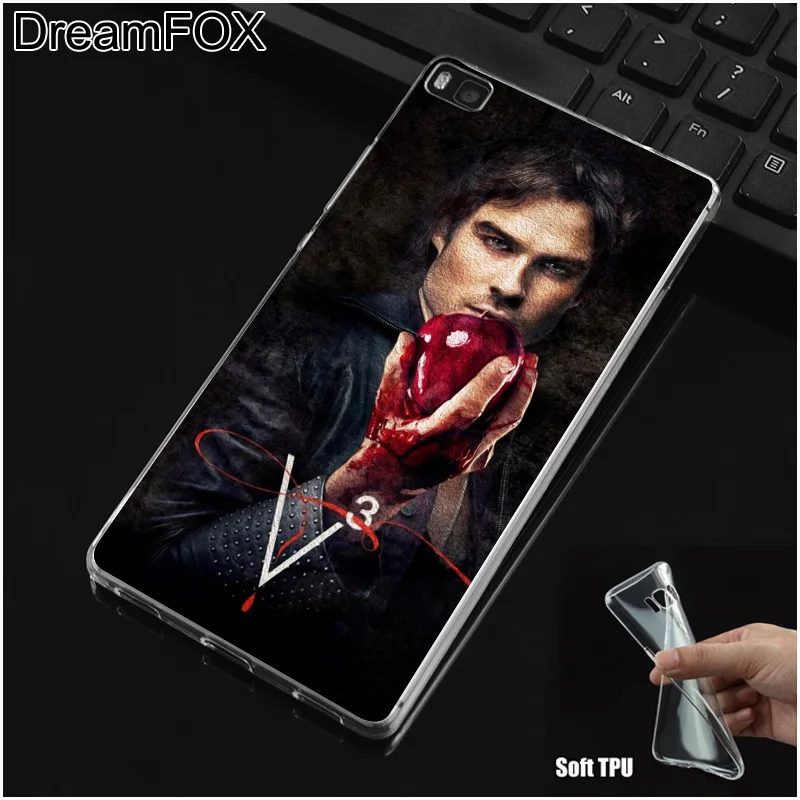 DREAMFOX M304 Дневники вампира Мягкий ТПУ силиконовый чехол для Huawei P8 P9 P10 P20 P30 Lite Pro P Smart