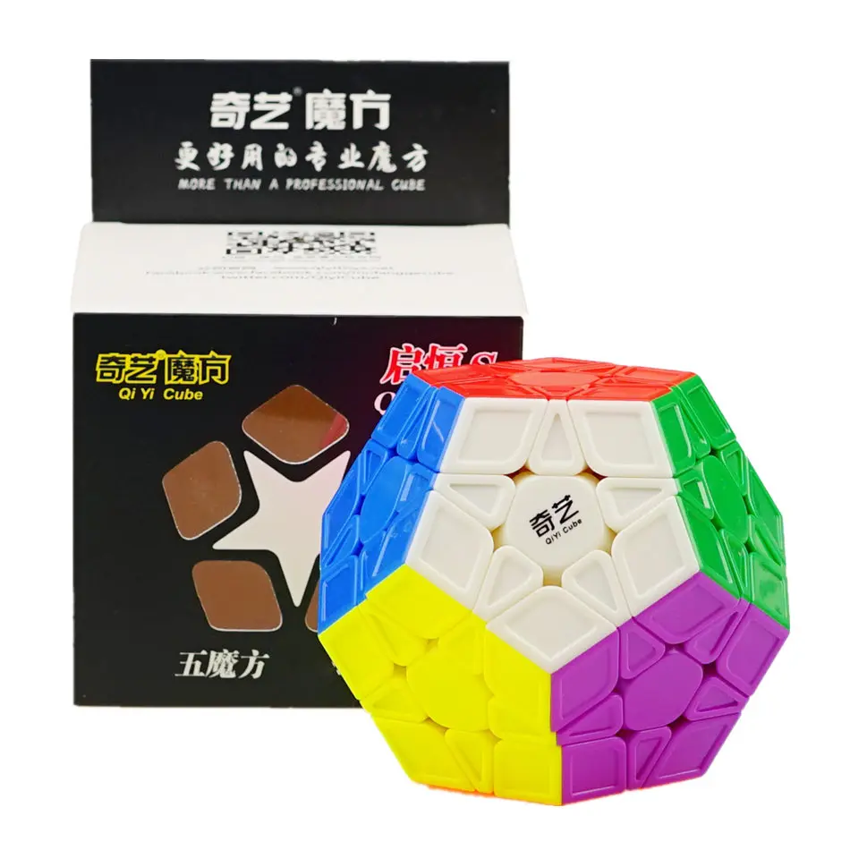 Qiyi 3x3 кубик рубика магический куб-мегаминкс гравировальная версия Qiheng S Megaminx