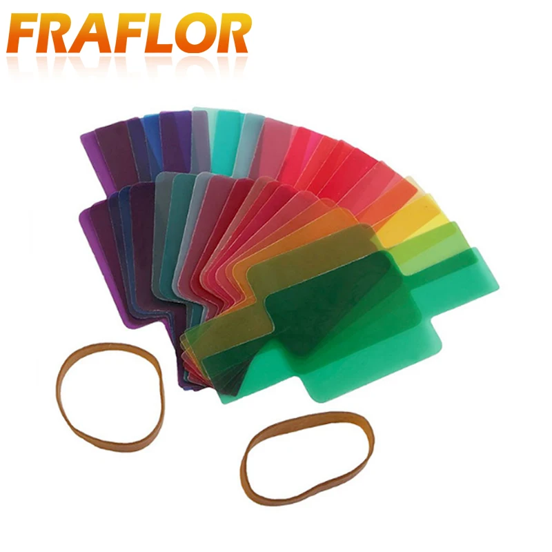 Вспышка Speedlite Цвет баланса карты Освещение Гель всплывающий фильтр для коррекции