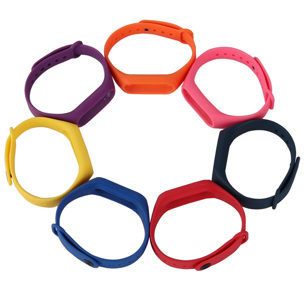 Замена Mi Band 2 ремешок силиконовый аксессуары анти потеря Спортивные ремни для Xiaomi