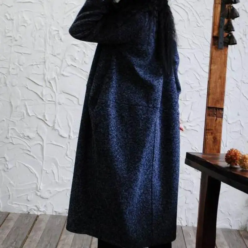 Весна-Зима 2020 теплые шерстяные платья для женщин Повседневное платье с длинным