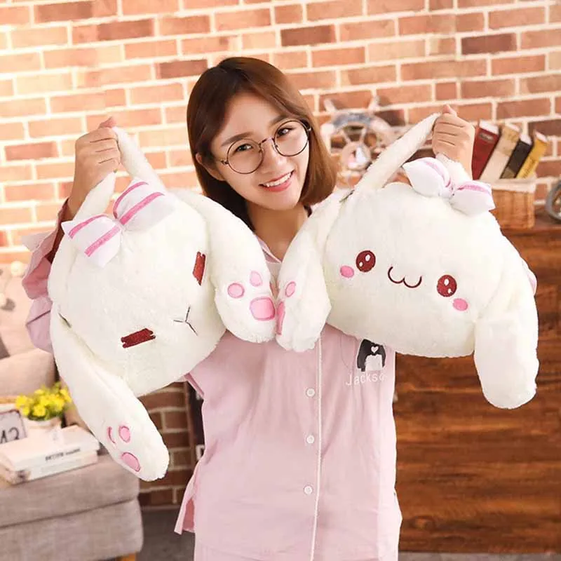 1 шт. 30x30 см Kawaii плюшевые рюкзаки с кроликом из мультфильма кукольные сумки ранец