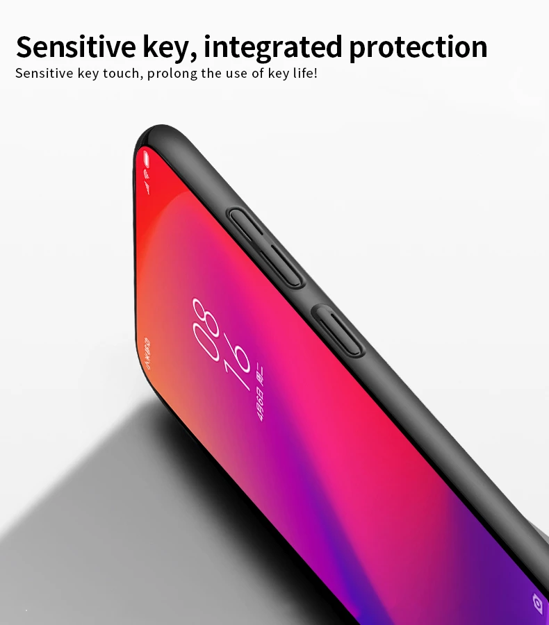 Чехол для Xiaomi Mi 9T ультратонкий Классический Гладкий матовый чехол из