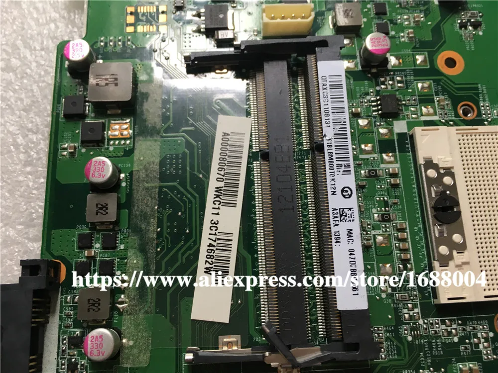 Материнская плата A000080670 DA0BLBMB6F0 DA0BLBMB6A0 для toshiba Satellite L750 L755. Все функции полностью