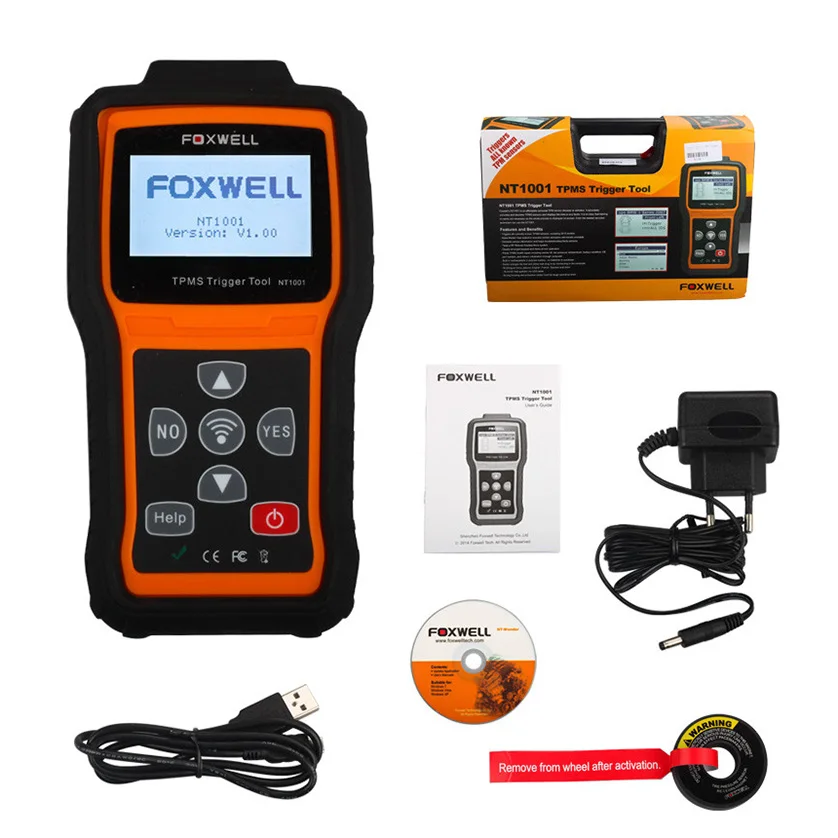 Система контроля давления в шинах FOXWELL NT1001 система шинах|tire pressure|foxwell nt1001pressure monitor