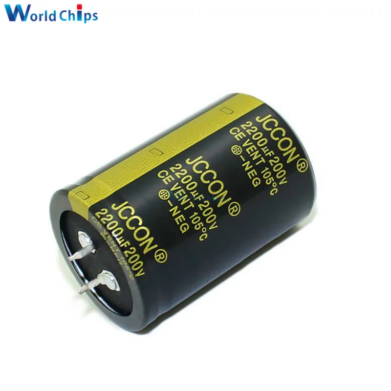 Diymore 200V 2200 мкФ 35X50mm алюминиевый электролитический конденсатор 200V2200uF 35*50 мм