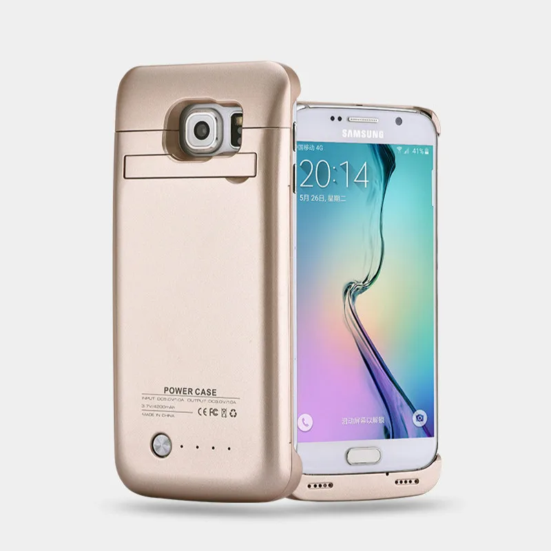 Высококачественное Внешнее зарядное устройство 4200 мАч для Samsung S6 edge S6edge plus