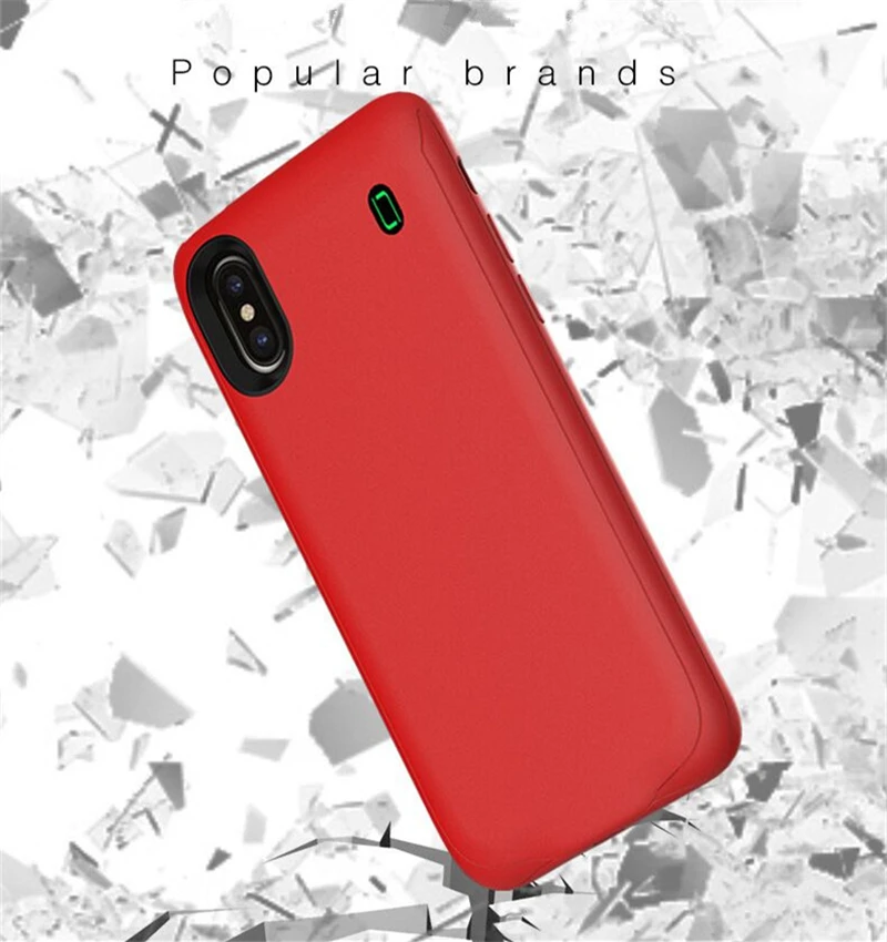 Магнитный чехол для зарядки power Bank с поддержкой аудио 4000 мАч портативный Мягкий силиконовый чехол для зарядного устройства для iPhone X чехол для аккумулятора