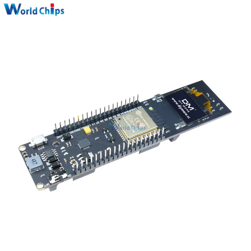 0,96 дюймовый oled-дисплей 18650 литиевая батарея WiFi Bluetooth щит ESP32 ESP-32 ESP8266 CP2102 модуль макетной платы
