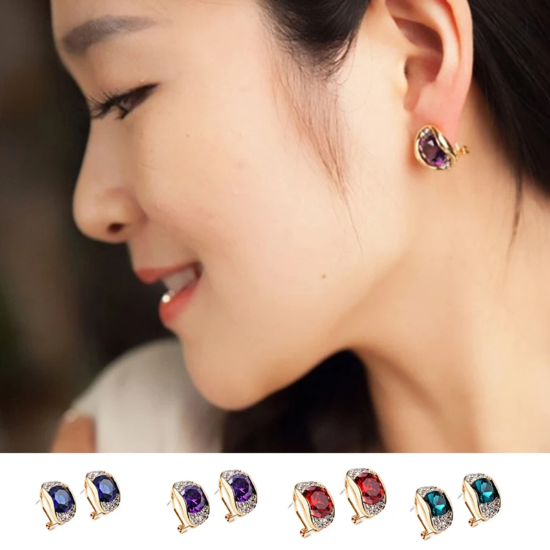 ALULU 2017 новые серьги ювелирные изделия высокого класса темперамент красный