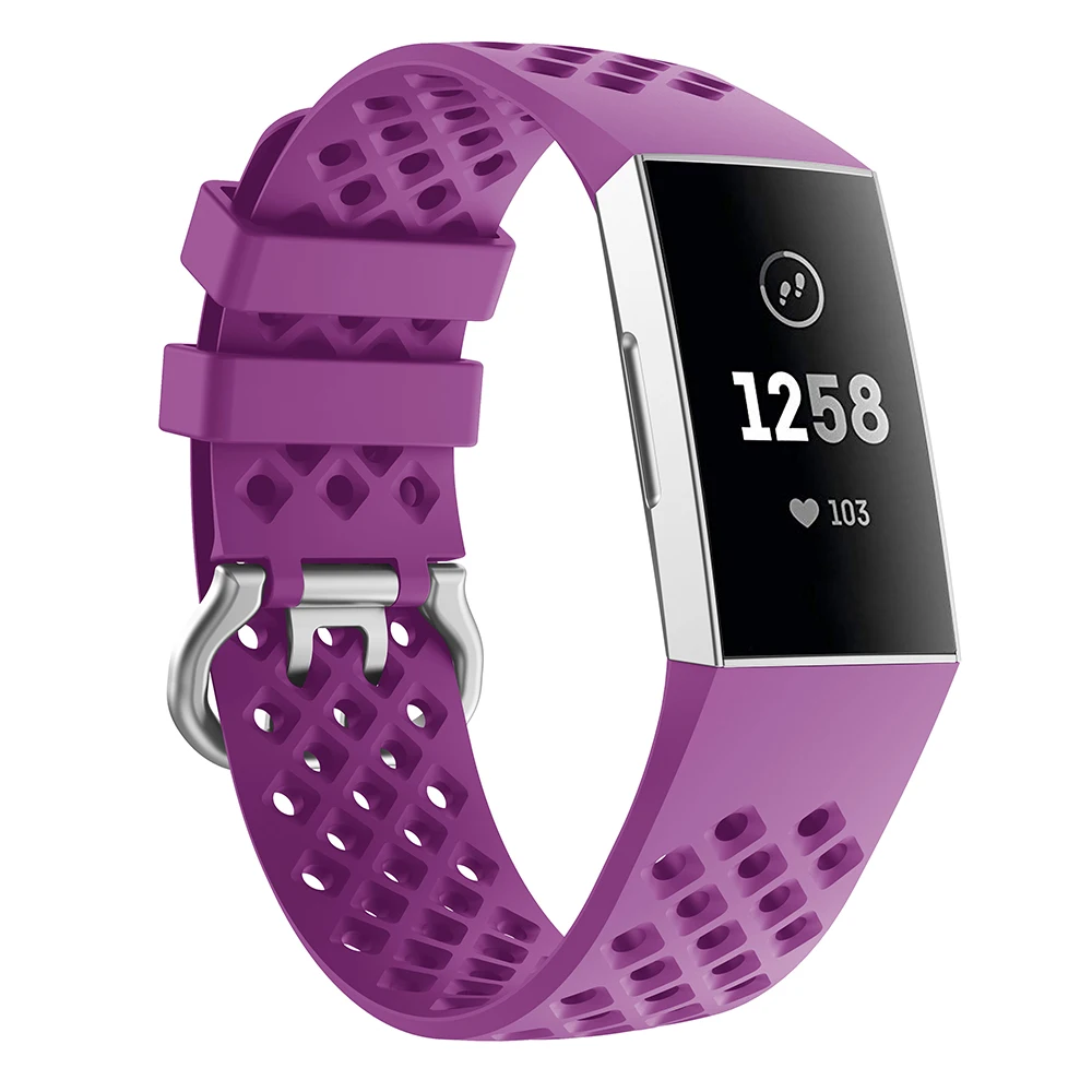 Силиконовый ремешок для Fitbit Charge 4 сменный на запястье 3 умные аксессуары мягкий