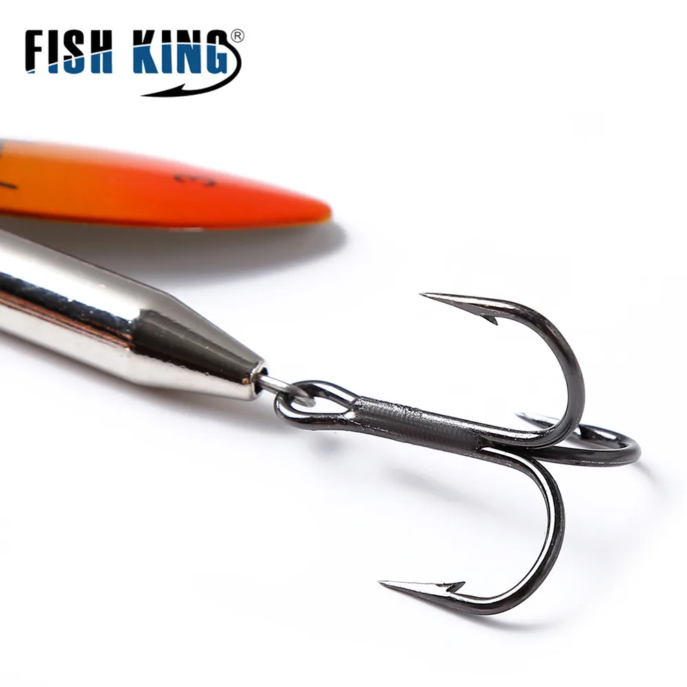 Рыболовная приманка с тройным крючком FISH KING 10 цветов | Спорт и развлечения