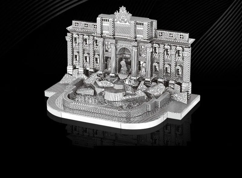 DIY металлическая 3D модель Пазлы взрослые детская головоломка форма Набор