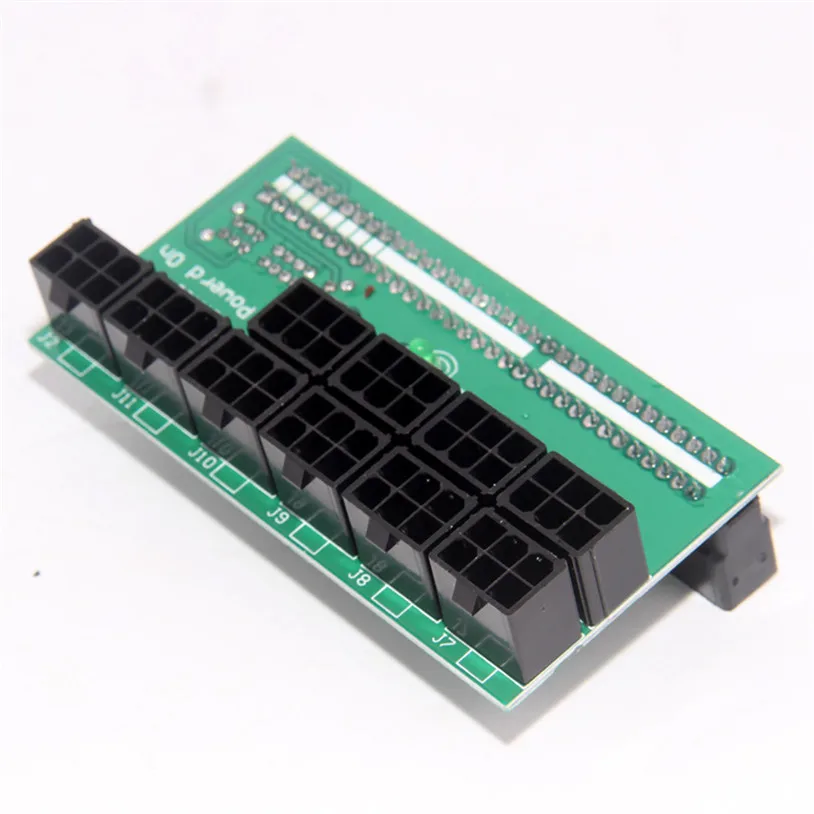 Mosunx DPS-1200FB/QB 6 Pin A Блок питания Breakout Board адаптер для эфириума майнинга подарок Feb 12