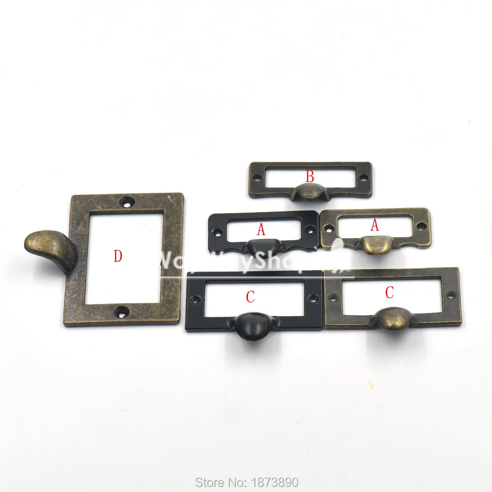 10 шт. домашний шкаф рамка ручка ярлык ящика тег Pull файл имя держатель карты с