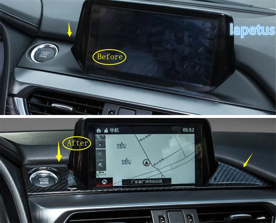 Навигационная панель для приборной панели Lapetus с GPS дисплеем декоративная рамка