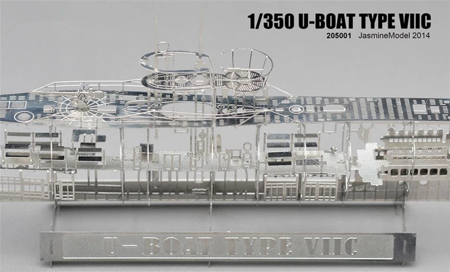1/350 полный сплав PE части U boat VIIC времен Второй мировой войны немецкая морская