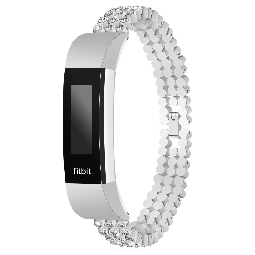 Для браслетов Fitbit Alta ювелирный браслет с регулируемым браслетом стразы
