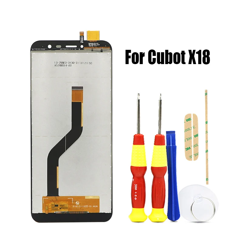 Original 5.7 inch Touch Screen+1440x720 LCD Display Assembly Replacement For Cubot X18 Android 7.0 Phone|Экраны для мобильных