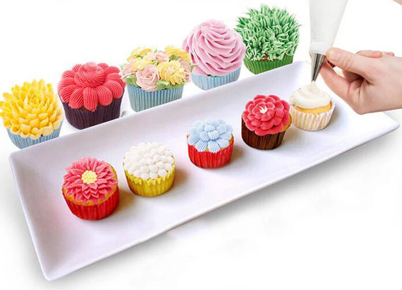 Набор насадок для выпечки кондитерских изделий 28 шт | Дом и сад