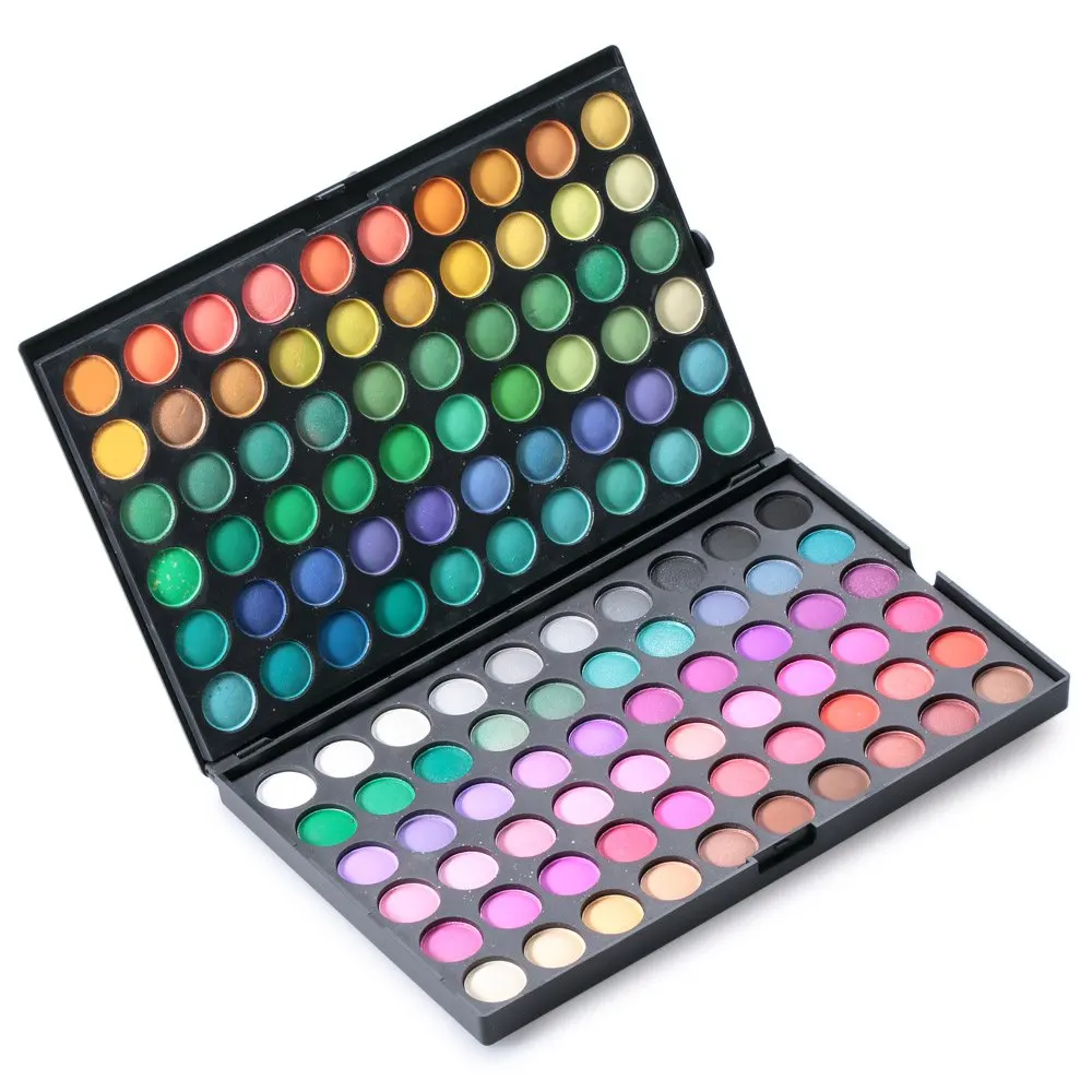 Бесплатная доставка Красота косметический Pro 120 теплый земля ColorEyeshadow Eye Shadow