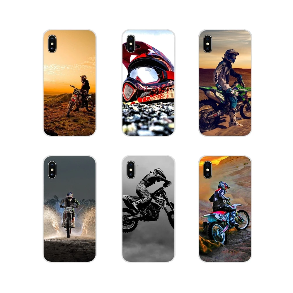 Грязевые велосипеды мотоцикл гонки Moto Cross чехол для телефона Apple iPhone X XR XS MAX 4 4S 5 5S 5C