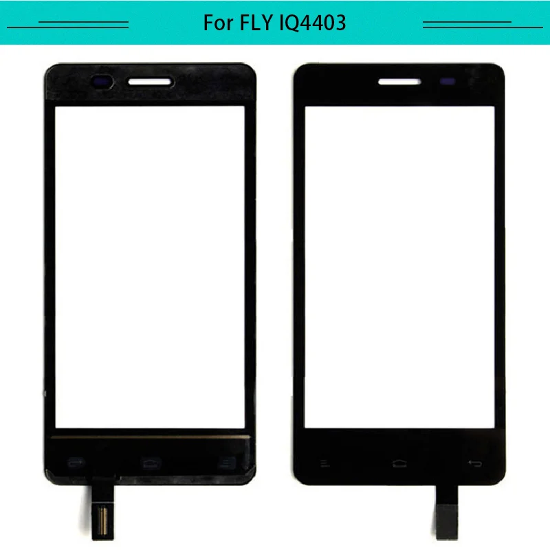 5 шт. Touch для Fly IQ4403 Evo Energy3 Сенсорный экран Стекло касания Панель Замена Бесплатная