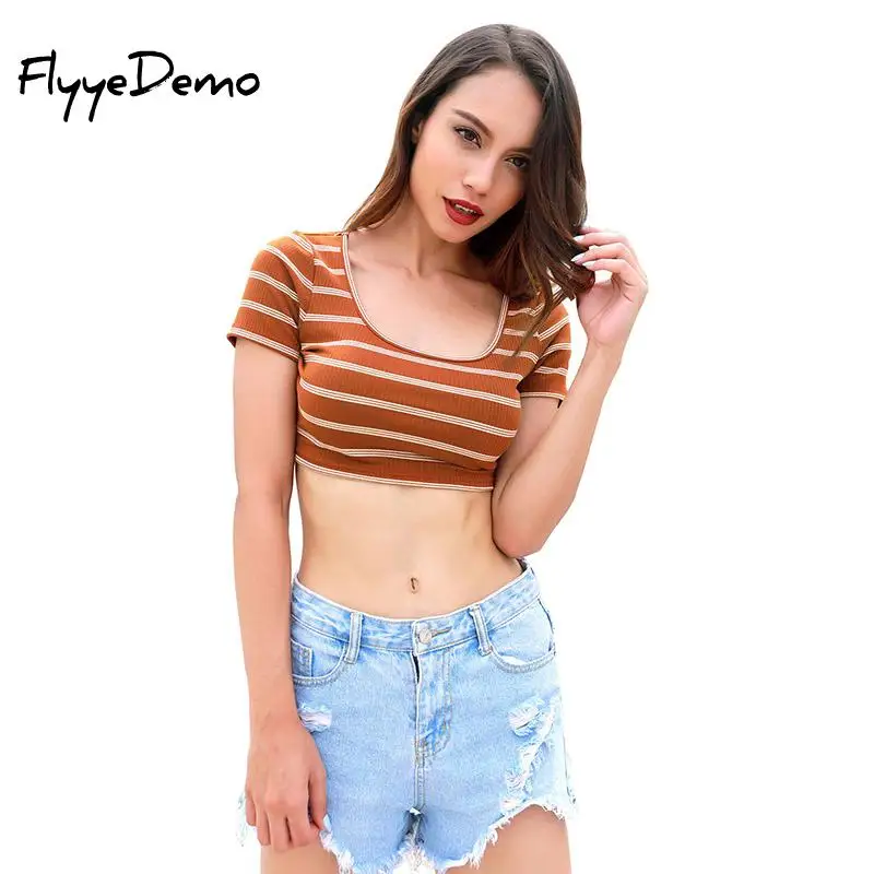 Женская футболка новинка 2020 женская модная сексуальная с коротким рукавом в