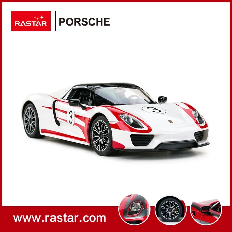Rastar 1:14 масштаб PORSCHE 918 Spyder Производительность микро RC автомобиль тело игрушка с USB