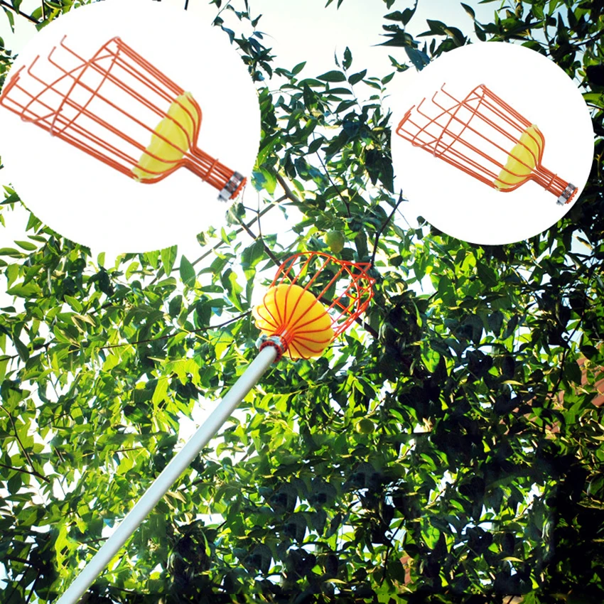 Садовые аксессуары алюминиевая глубокая корзина для извлечения фруктов удобная