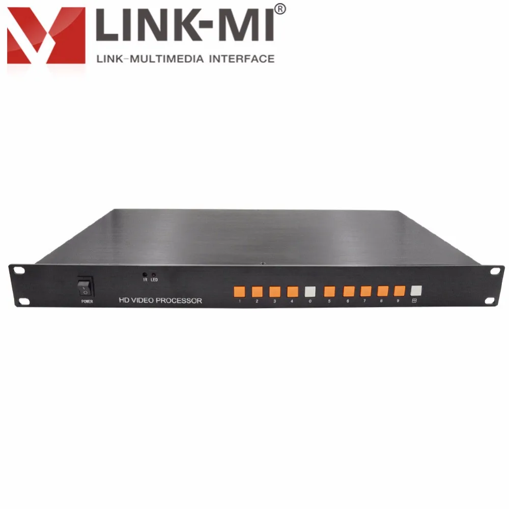 LINK-MI SD41 цифровой/аналоговый CVBS/VGA/DVI 4-канальный видео мультиплексор с сильной