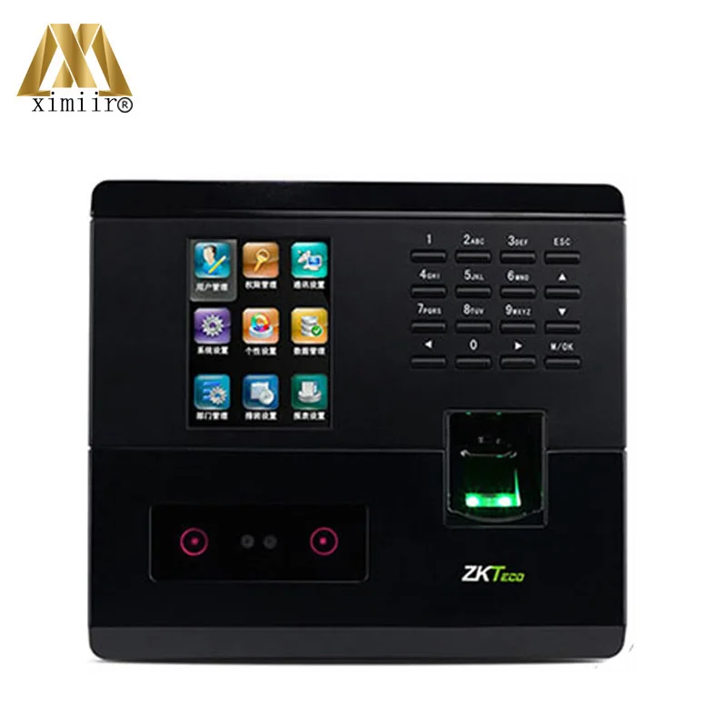 Биометрическое время посещаемости ZK UF200 и система контроля доступа TCP/IP связь двери Контролер доступа