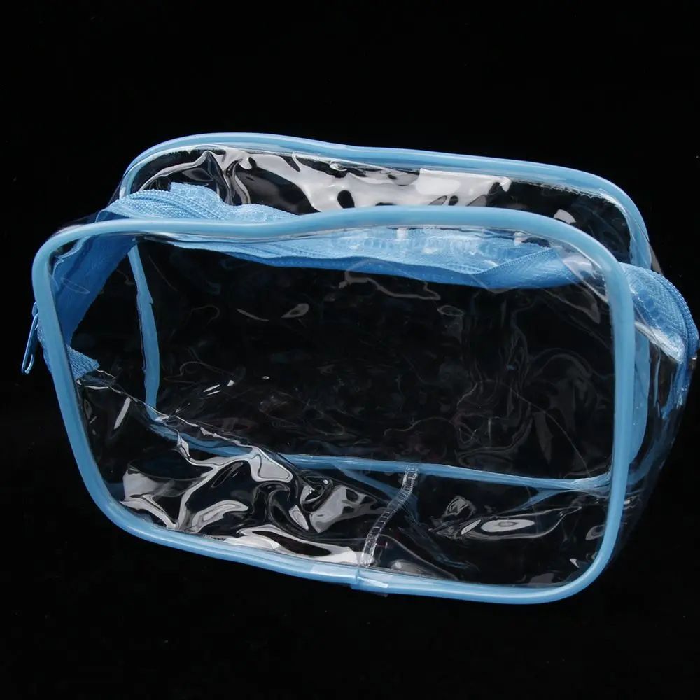Дорожные косметички из ПВХ женские прозрачные сумки на молнии для макияжа