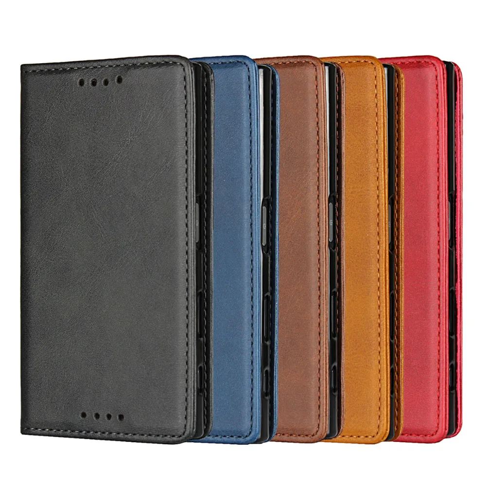 

Coque Etui Case For Sony Xperia X Compact Case Cover Leather Luxury Calf Grain Magnetic Flip Wallet Fundas Bags Phone Shell