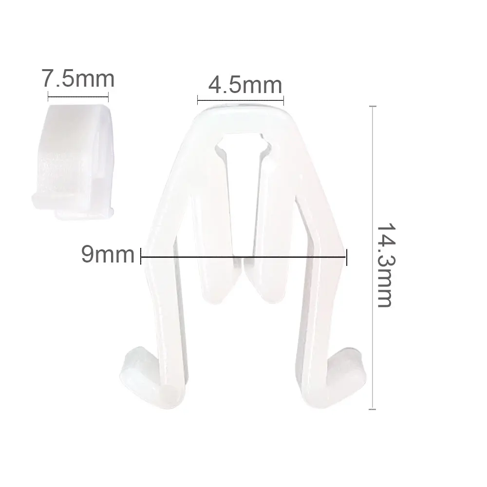 CNIKESIN 50 PCS H19 9 мм отверстие фиксатор автомобильный нейлоновые зажимы щит