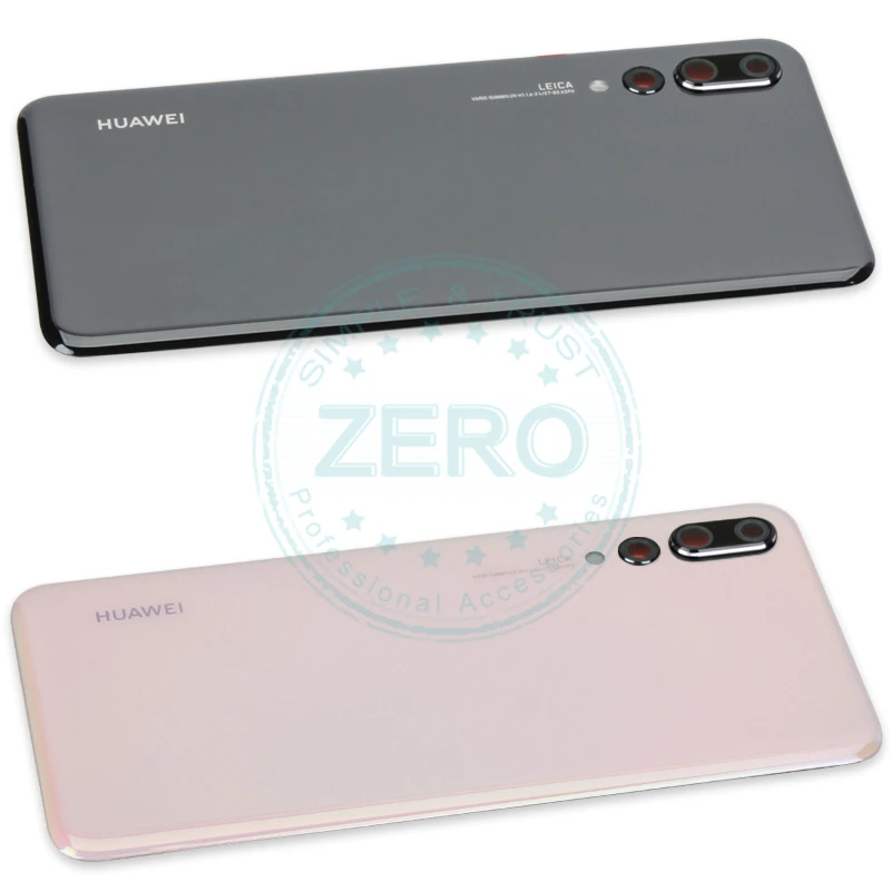 Оригинальная задняя крышка для huawei P20 Pro, корпус для huawei P20 Pro, задняя батарея, дверь, камера, стекло, запасные части