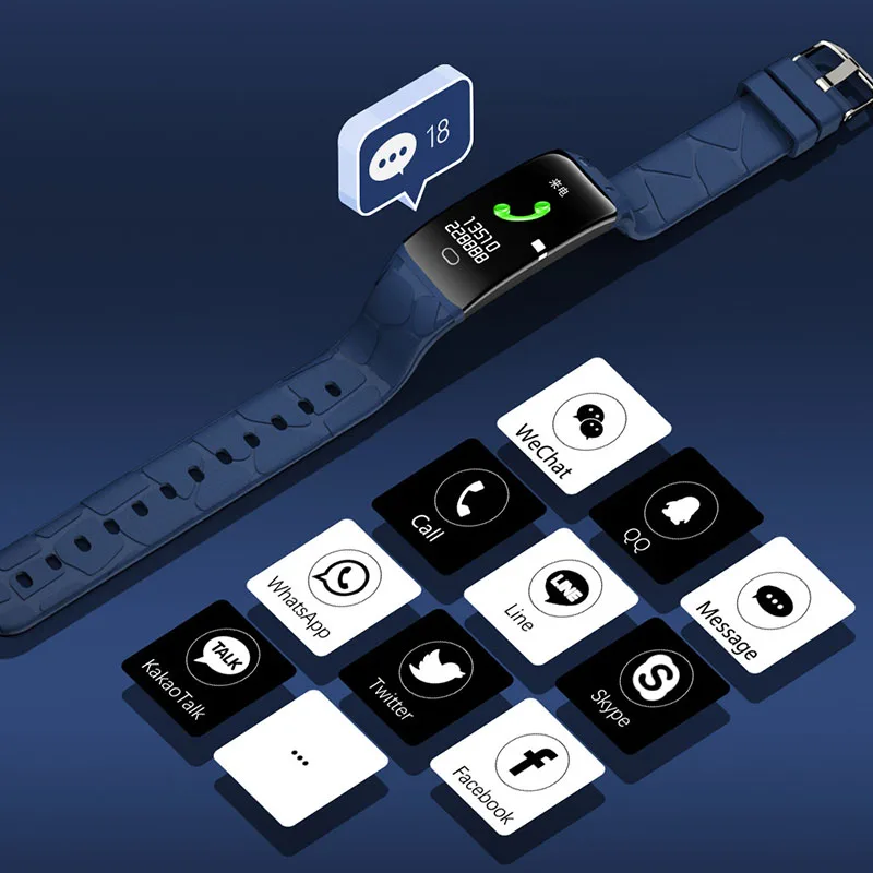 Спортивные умные часы с Bluetooth для мужчин и женщин умный Шагомер фитнес браслет