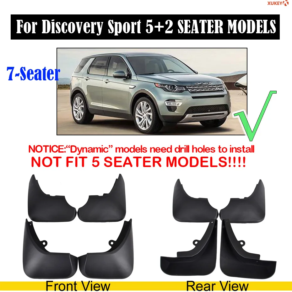 Брызговики Xukey для Land Range Rover Evoque freelander 2 LR2 Discovery 3 4 5 LR3 LR4 спортивные Брызговики