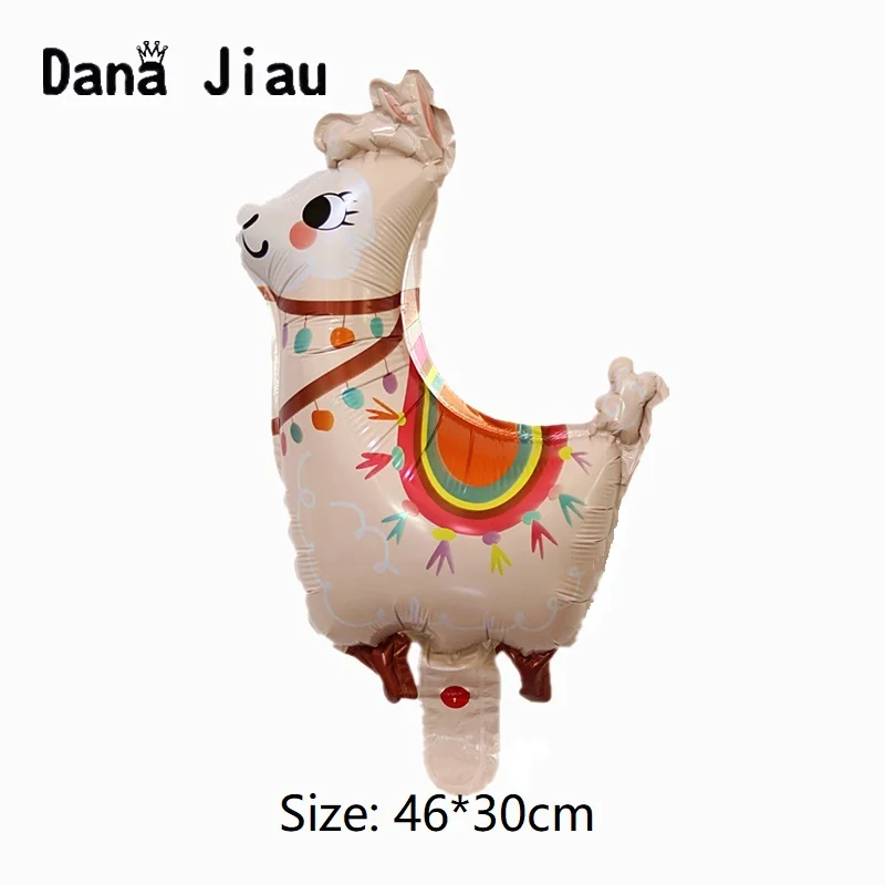 lovely Alpacas Foil Balloons red heart Valentine's Day ball Baby Shower Childrens Birthday Zoo animal theme Party Decoration | Дом и сад