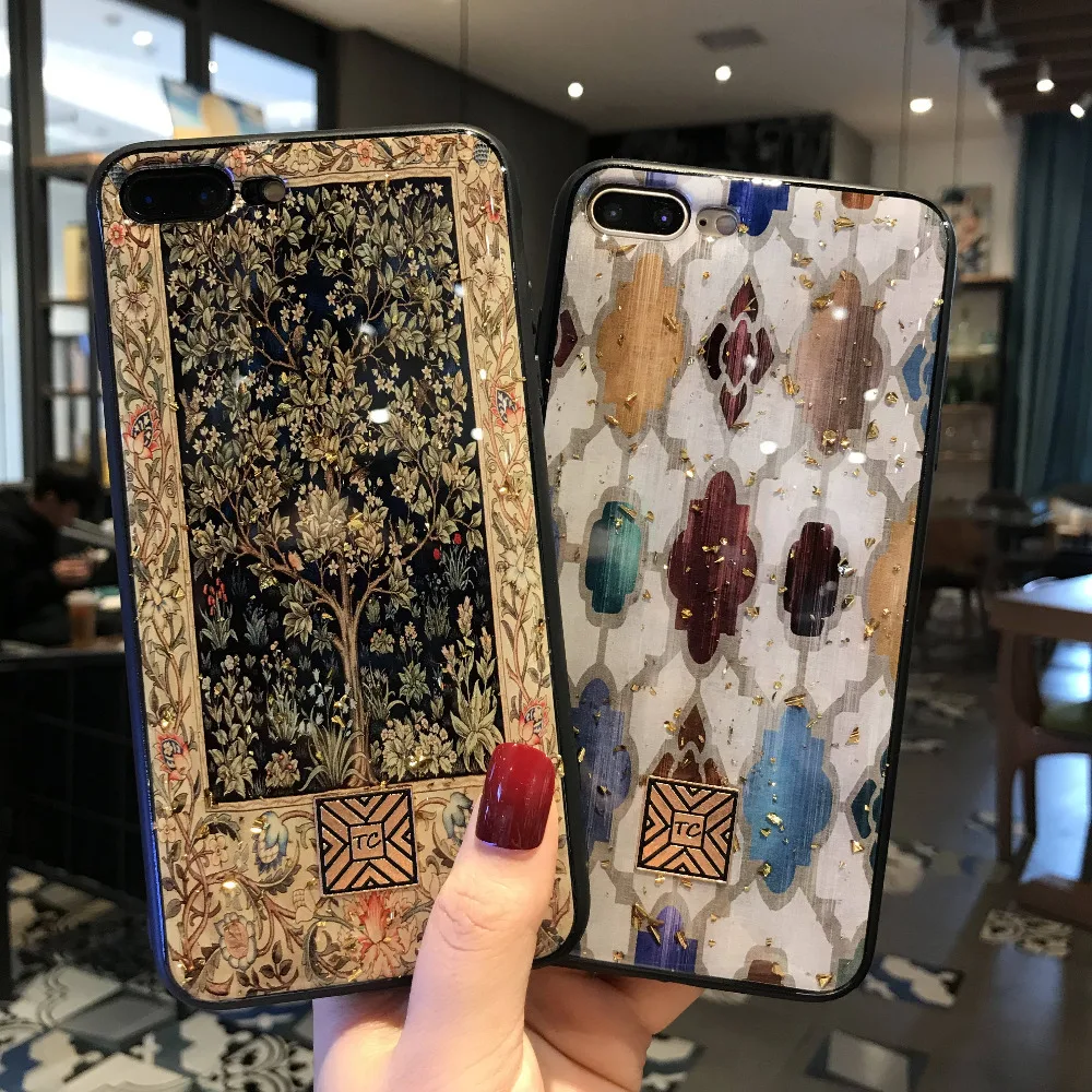 Роскошный женский чехол для телефона iPhone XSMax X XR XS мягкий из эпоксидной золотой